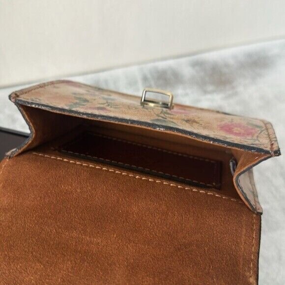 Patricia Nash French Tapestry  Lanza Key Fob Handoff Leather Wallet In Gift box - Picture 2 of 11